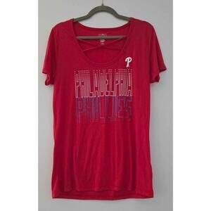 Philadelphia Phillies Women’s Top NWT– Genuine MLB Merchandise (L)